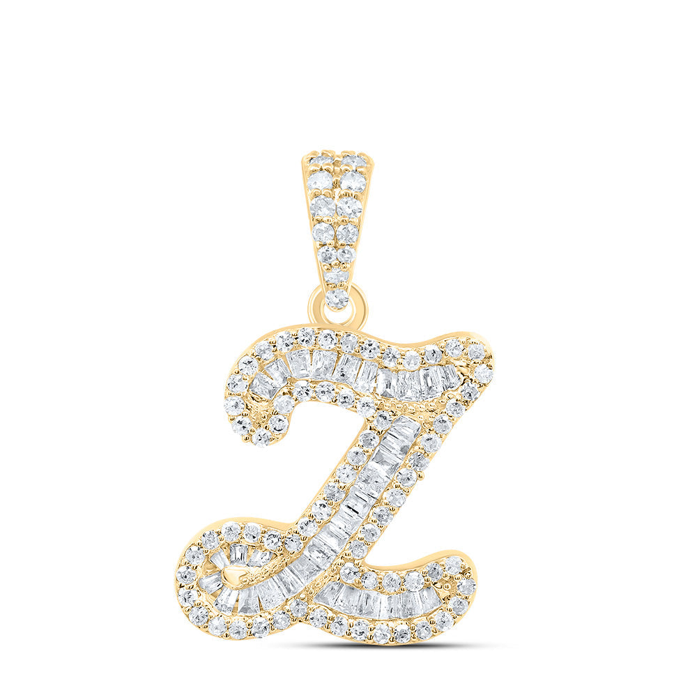 3/8CTW-DIA P1 GIFT INITIAL "Z" PENDANT Daisy Joyeria