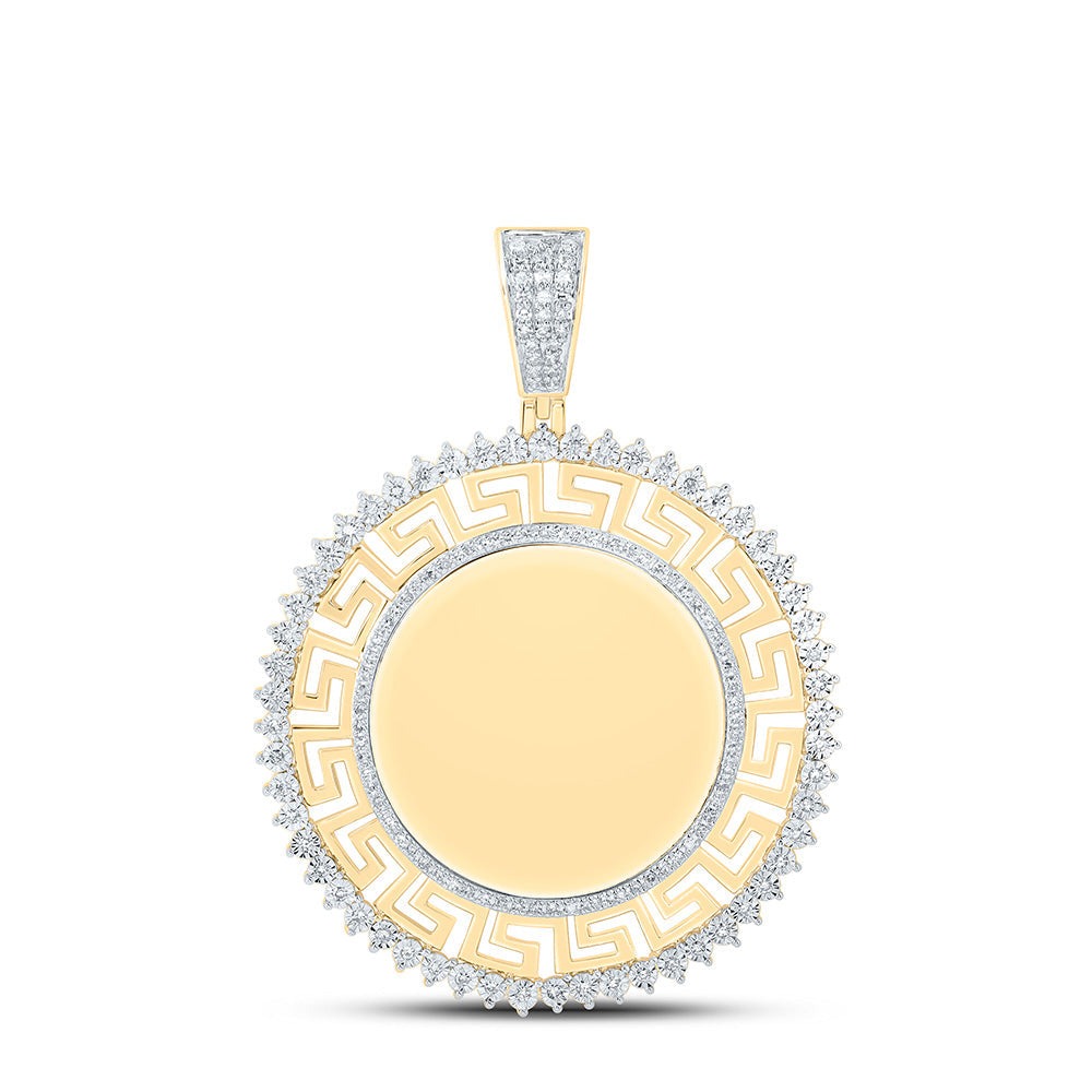 1/2CTW-DIA NK MEMORY ROUND MEN'S CHARM Daisy Joyeria