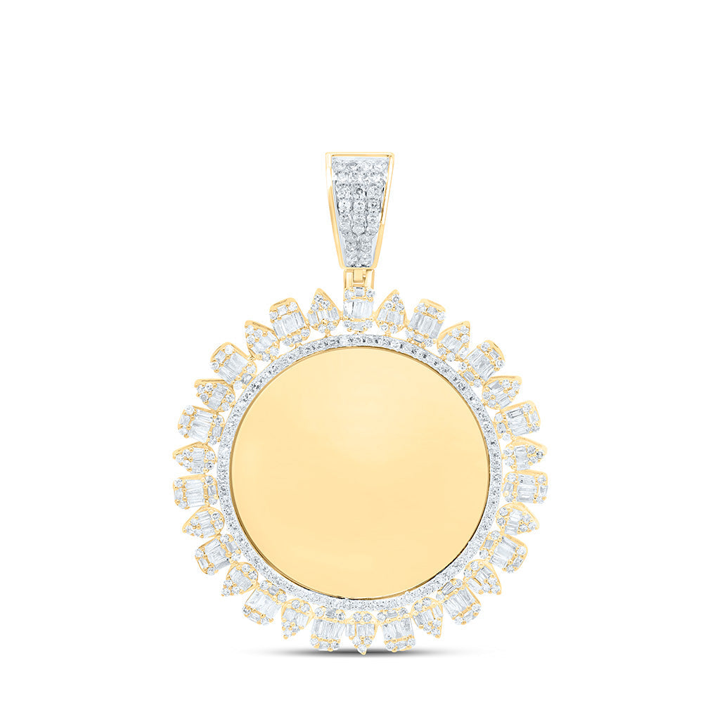 1 1/3CTW-DIA NK MEMORY ROUND MEN'S CHARM Daisy Joyeria