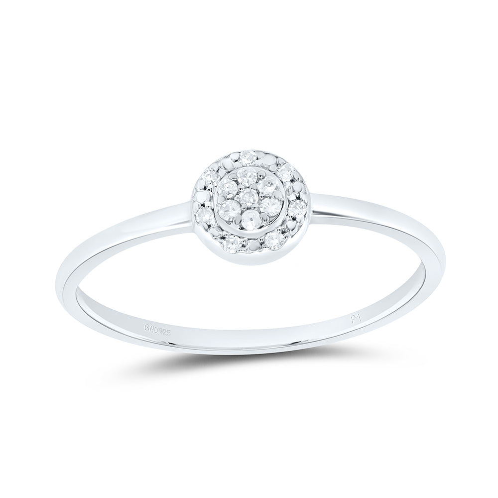 1/20CTW-DIA P1 GIFT ROUND RING 7 Daisy Joyeria