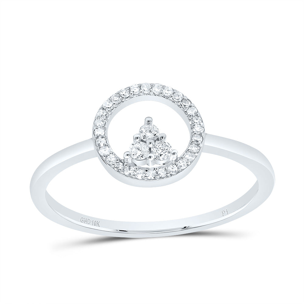 1/8CTW DIA P1 GIFT ROUND RING 7 Daisy Joyeria