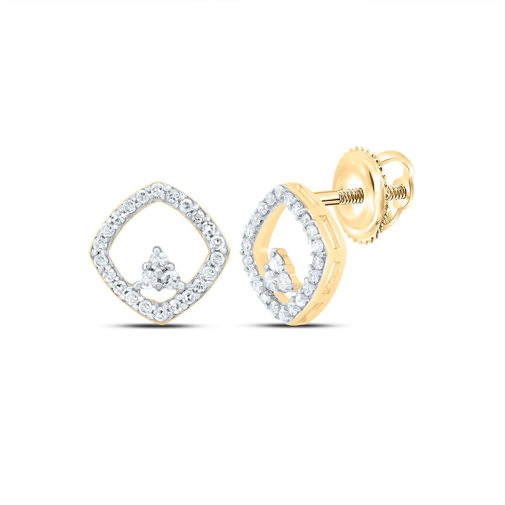 1/6CTW DIA P1 GIFT CUSHION STUD EARRING Daisy Joyeria