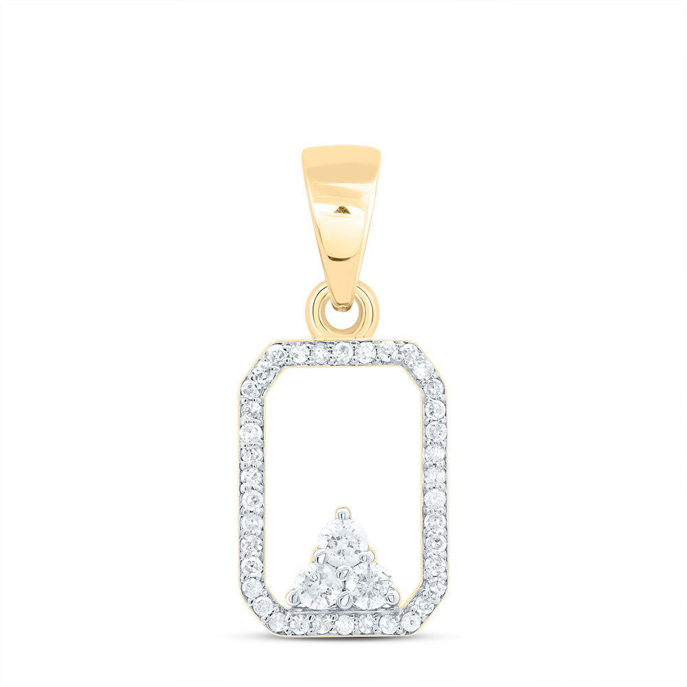 1/5CTW DIA P1 GIFT EMERALD PENDANT Daisy Joyeria