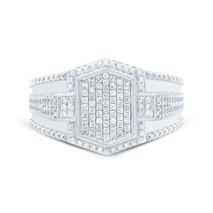 3/8CTW-DIA P1 MEN'S RING 10 Daisy Joyeria