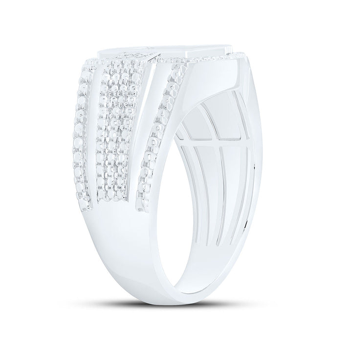 3/8CTW-DIA P1 MEN'S RING 10 Daisy Joyeria