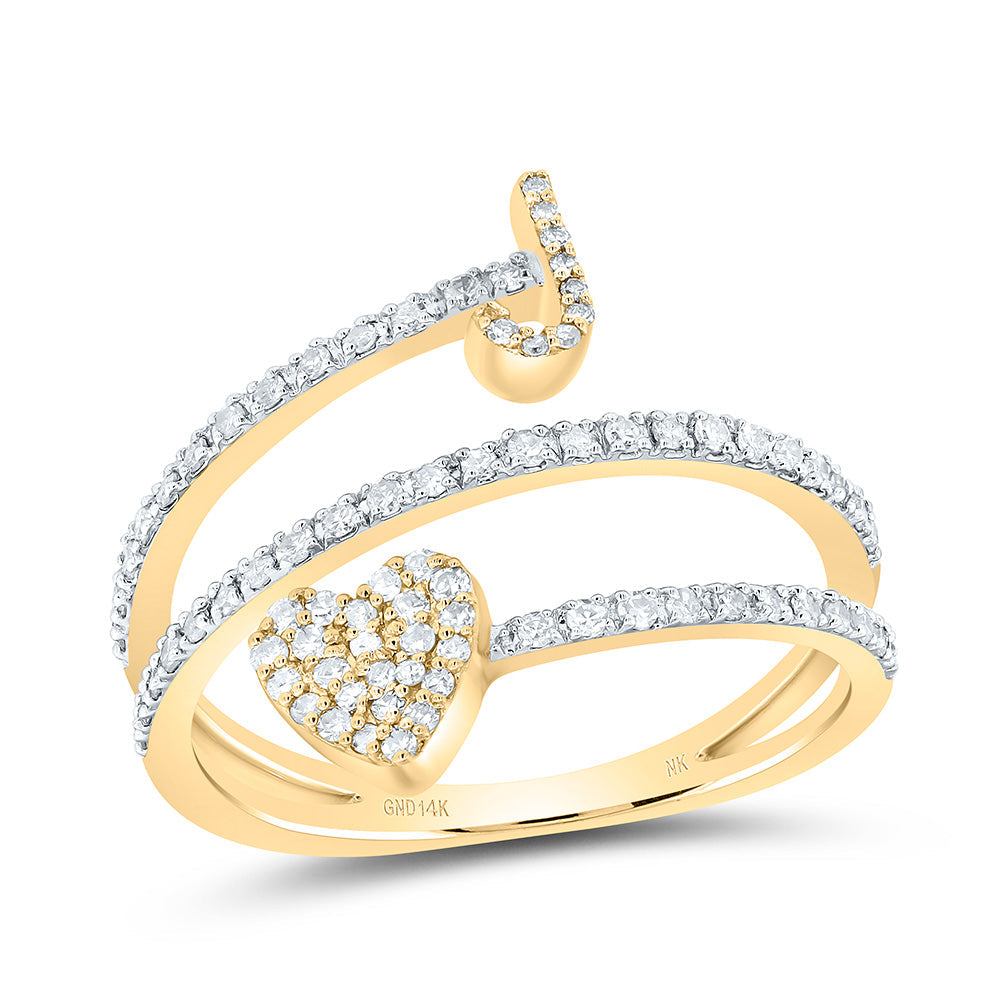 3/8CTW-NAT DIA NK GIFT INITIAL "J" HEART LADIES RING 7 Daisy Joyeria