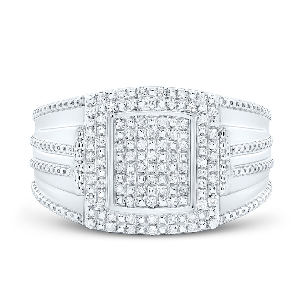 3/8CTW-DIA P1 MEN'S RING 10 Daisy Joyeria