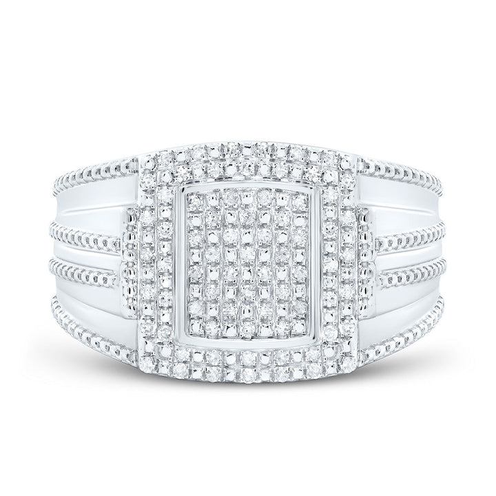 3/8CTW-DIA P1 MEN'S RING 10 Daisy Joyeria