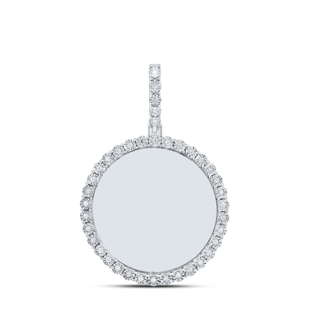 1/6CTW-NAT DIA P1 GIFT ROUND MEMORY PENDANT Daisy Joyeria