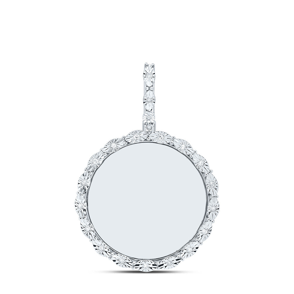 1/12CTW-NAT DIA P1 GIFT ROUND MEMORY PENDANT Daisy Joyeria