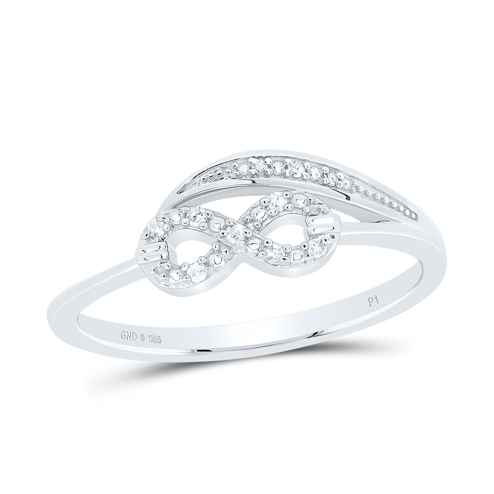 1/20CTW-NAT DIA P1 GIFT INFINITY RING Daisy Joyeria