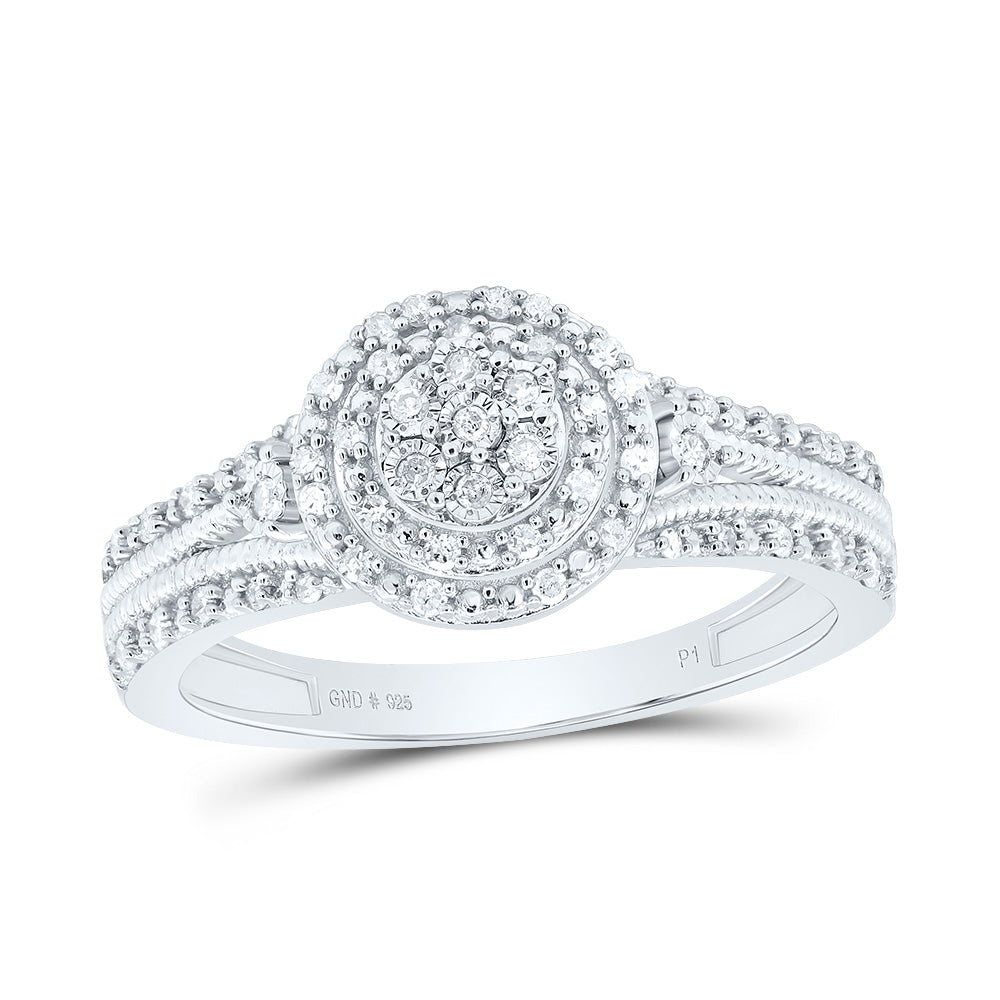 1/5CTW-NAT DIA P1 GIFT ROUND RING Daisy Joyeria