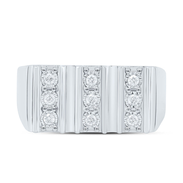 1/4CTW-NAT DIA P3 MEN'S RING Daisy Joyeria