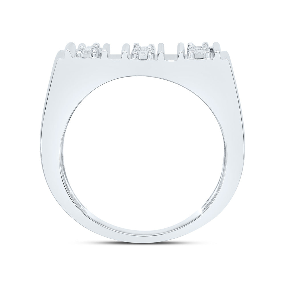 1/4CTW-NAT DIA P3 MEN'S RING Daisy Joyeria