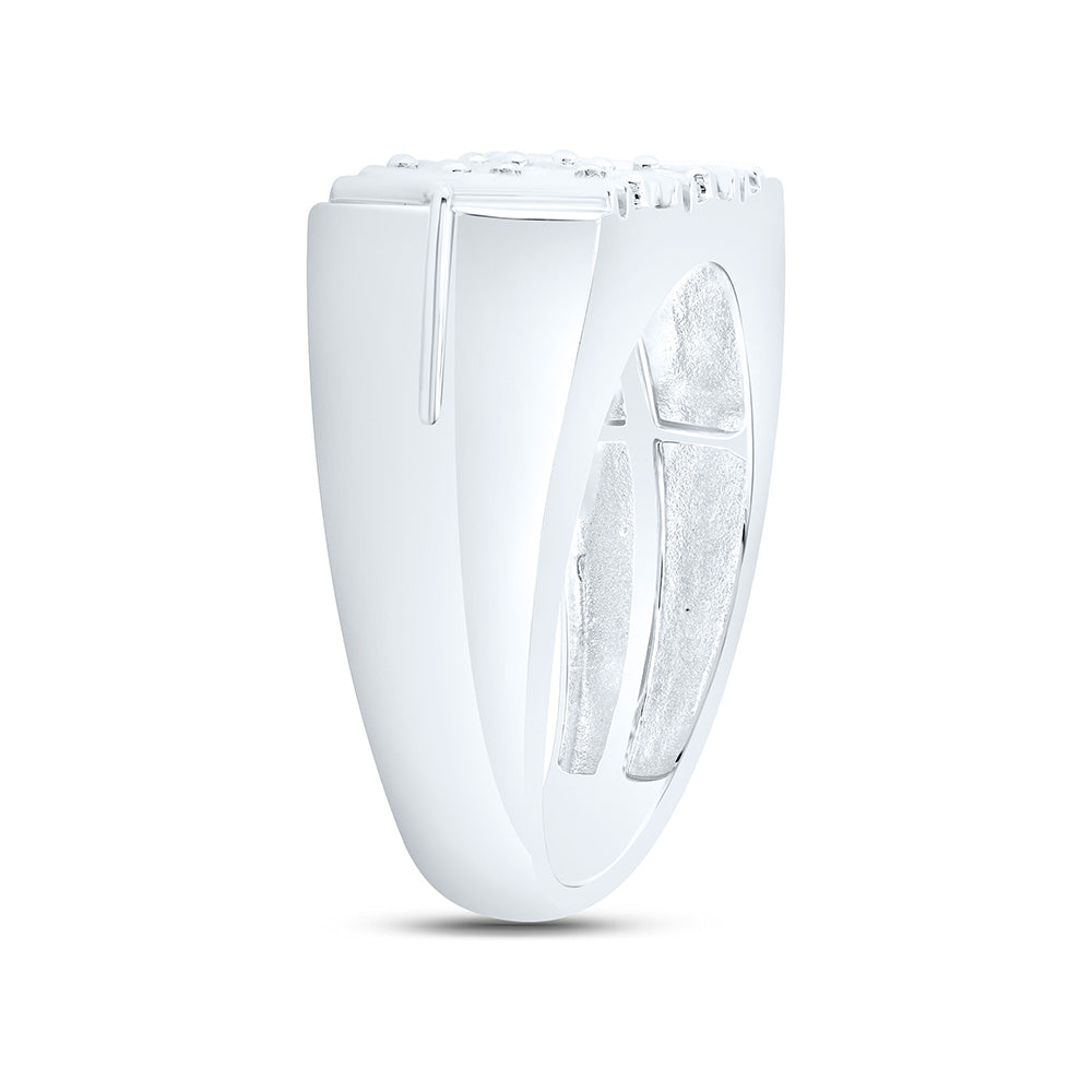 1/4CTW-NAT DIA P3 MEN'S RING Daisy Joyeria