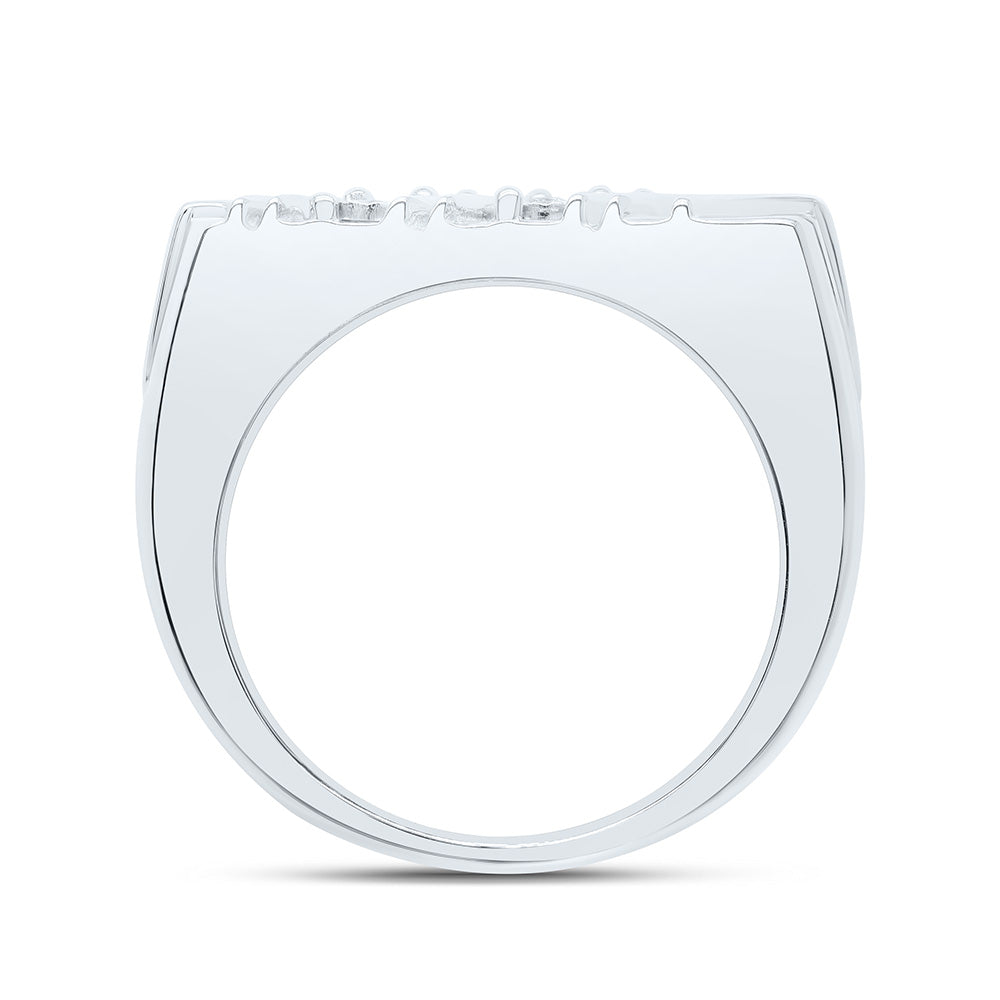 1/4CTW-NAT DIA P3 MEN'S RING Daisy Joyeria