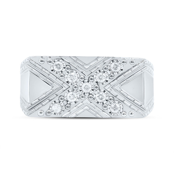 1/4CTW-NAT DIA P3 MEN'S RING Daisy Joyeria
