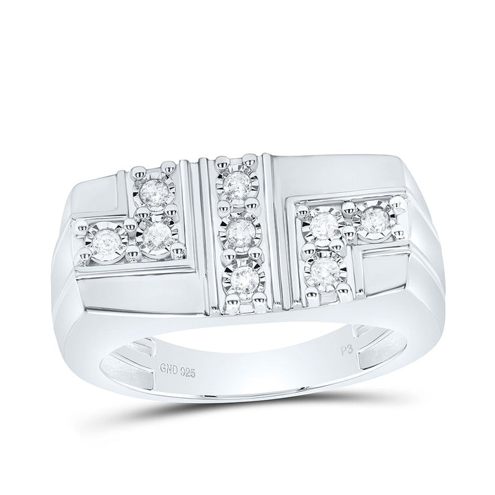 1/4CTW-NAT DIA P3 MEN'S RING Daisy Joyeria