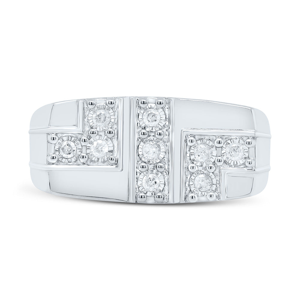 1/4CTW-NAT DIA P3 MEN'S RING Daisy Joyeria