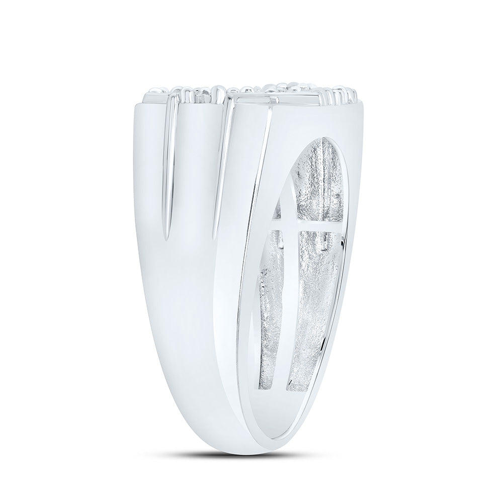 1/4CTW-NAT DIA P3 MEN'S RING Daisy Joyeria