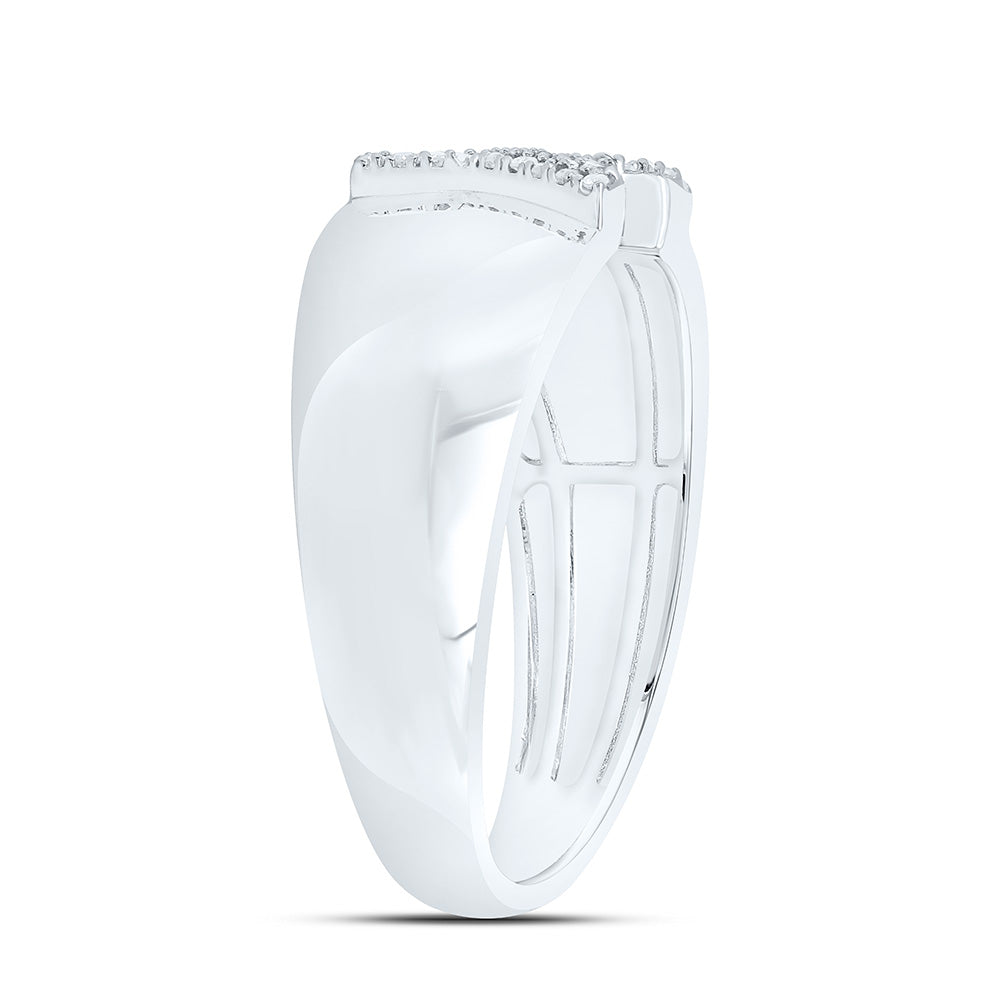 1/20CTW-NAT DIA P1 GIFT INITIAL "Y" LADIES RING Daisy Joyeria