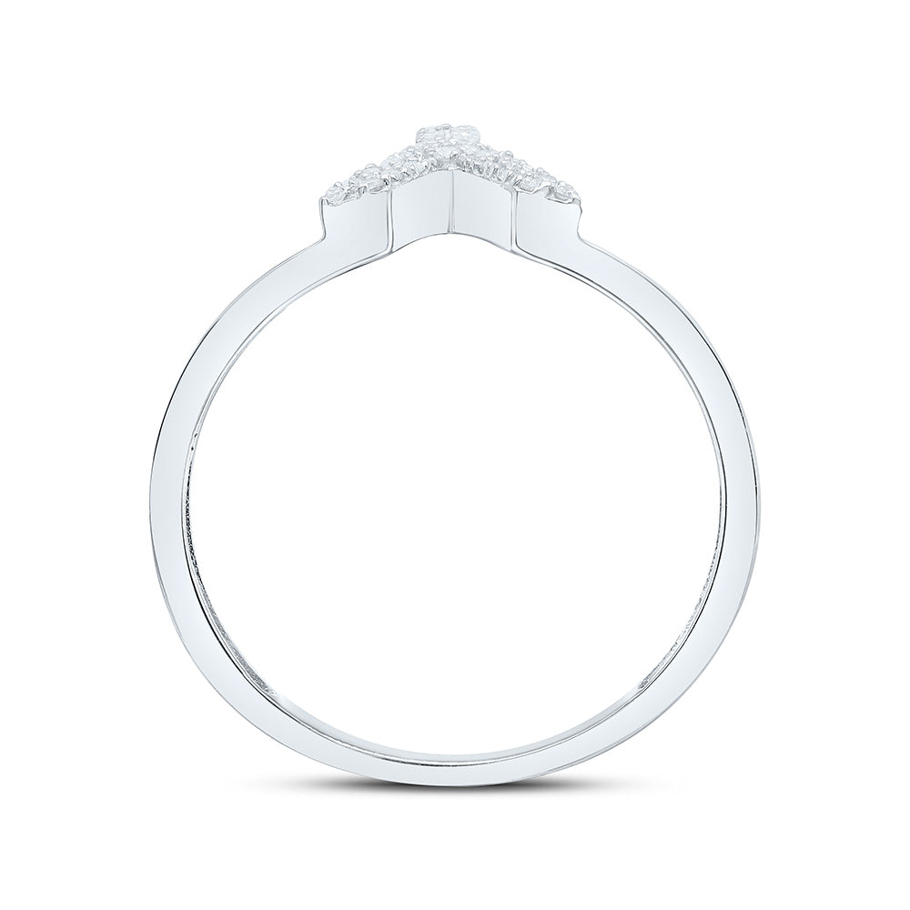1/20CTW-NAT DIA P1 GIFT INITIAL "Y" LADIES RING Daisy Joyeria