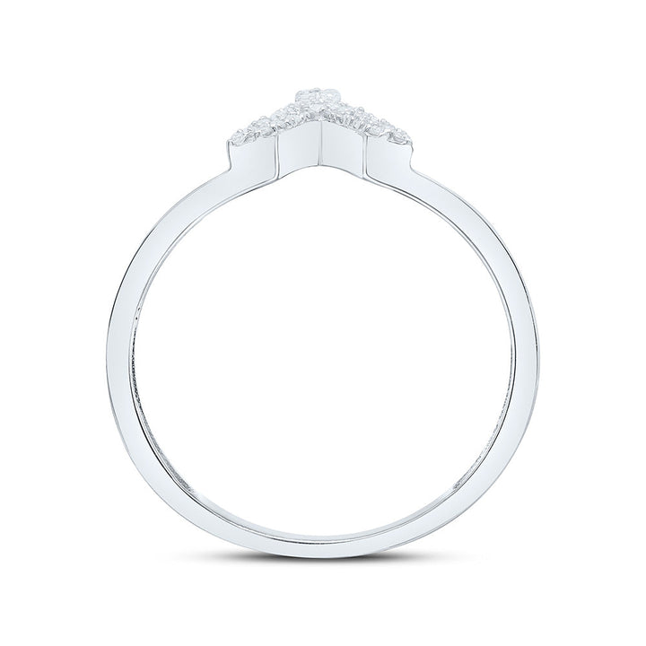 1/20CTW-NAT DIA P1 GIFT INITIAL "Y" LADIES RING Daisy Joyeria