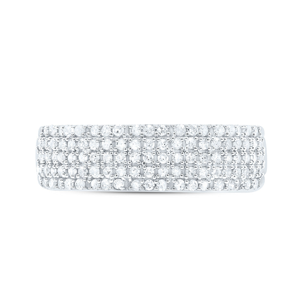 1/2CTW-NAT DIA P1 MEN'S BAND Daisy Joyeria