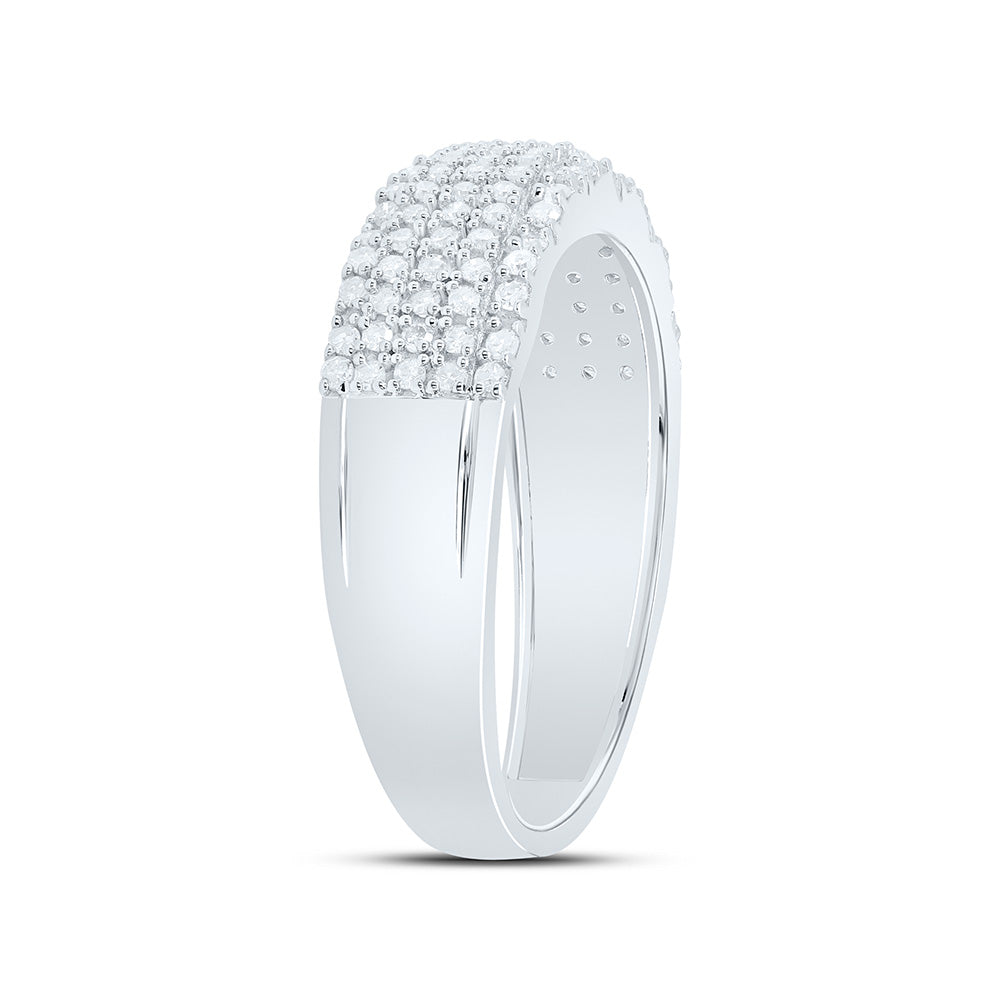 1/2CTW-NAT DIA P1 MEN'S BAND Daisy Joyeria