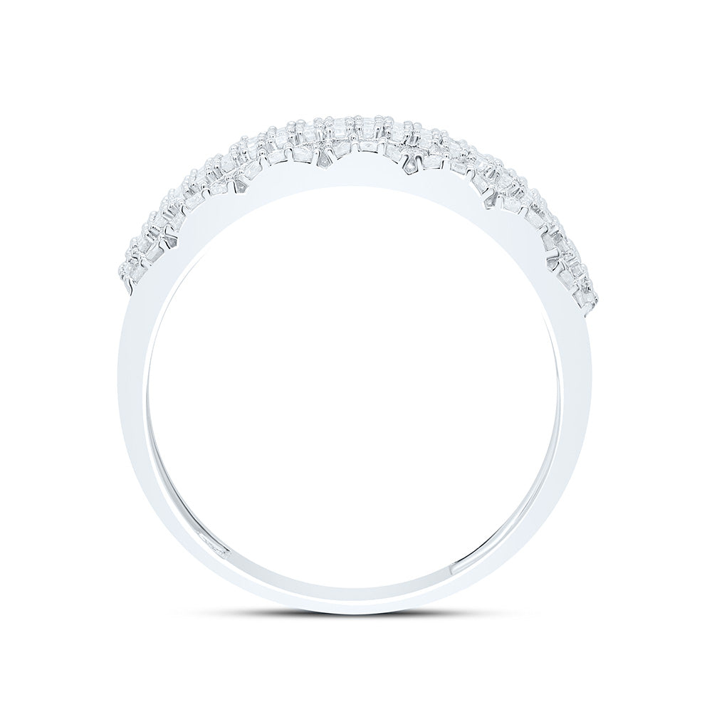 1/2CTW-NAT DIA P1 MEN'S BAND Daisy Joyeria