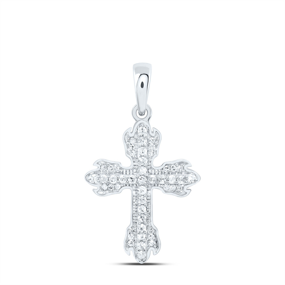 "1/5CTW-NAT DIA P1 GIFT CROSS PENDANT Daisy Joyeria