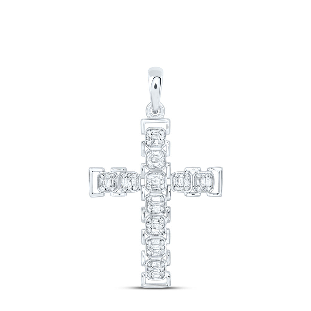 1/3 CTW-NAT DIA P1 GIFT CROSS PENDANT Daisy Joyeria