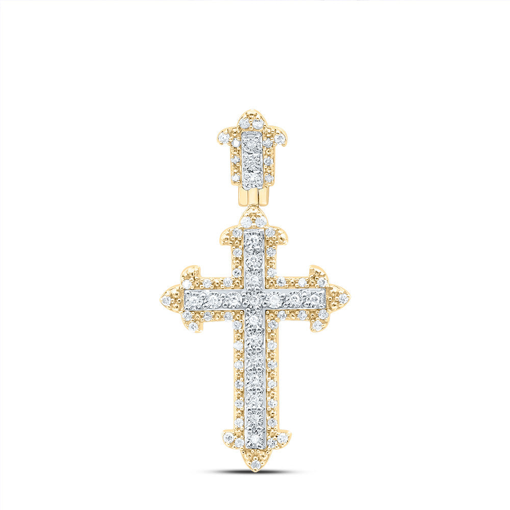 1/4CTW-NAT DIA P1 GIFT CROSS PENDANT Daisy Joyeria