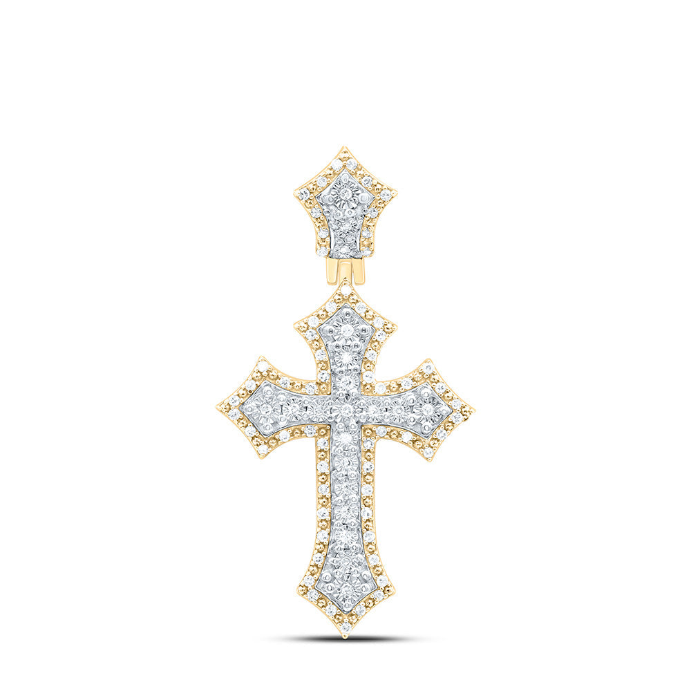 1/4CTW-NAT DIA P1 GIFT CROSS PENDANT Daisy Joyeria