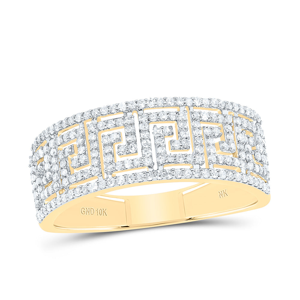 5/8CTW-NAT DIA NK  MENS RING Daisy Joyeria
