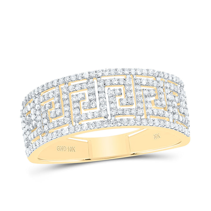 5/8CTW-NAT DIA NK  MENS RING Daisy Joyeria