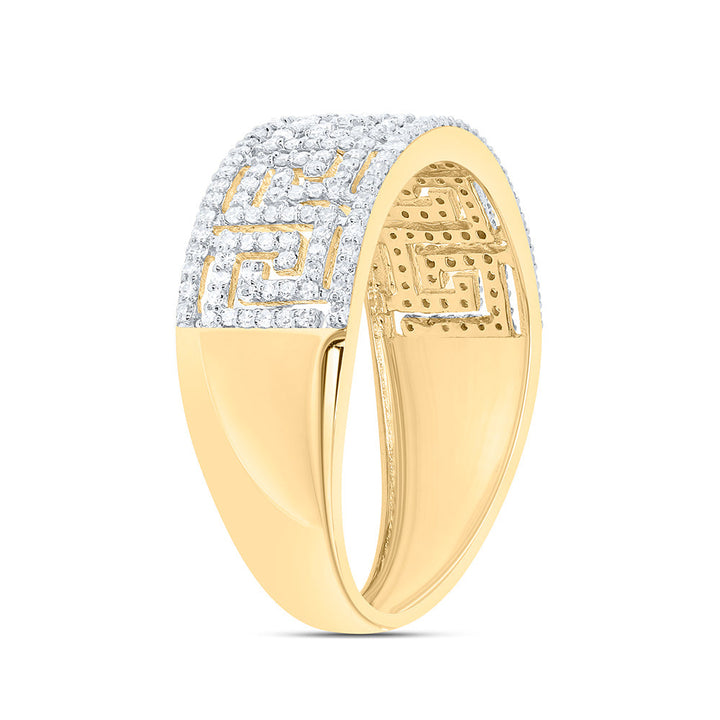 5/8CTW-NAT DIA NK  MENS RING Daisy Joyeria