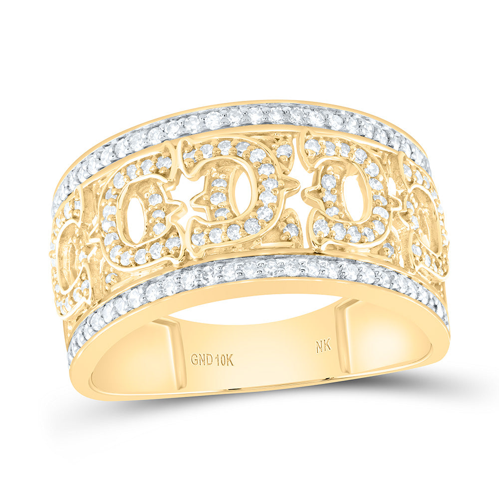 1/2CTW-NAT DIA NK FASHION RING Daisy Joyeria