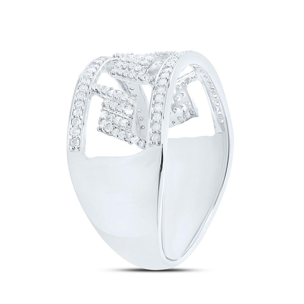 3/8CTW-NAT DIA P1 GIFT MENS RING Daisy Joyeria
