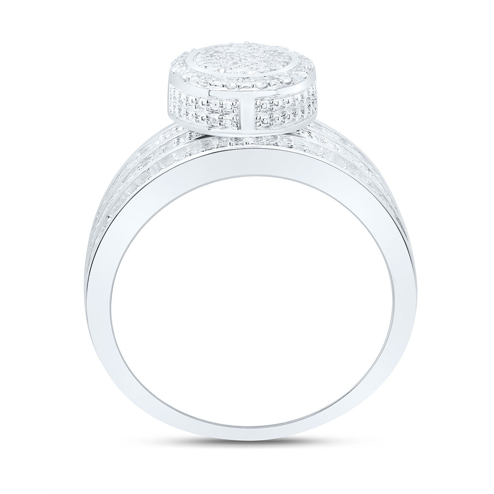 1/2CTW-NAT DIA P3 GIFT OVAL RING Daisy Joyeria