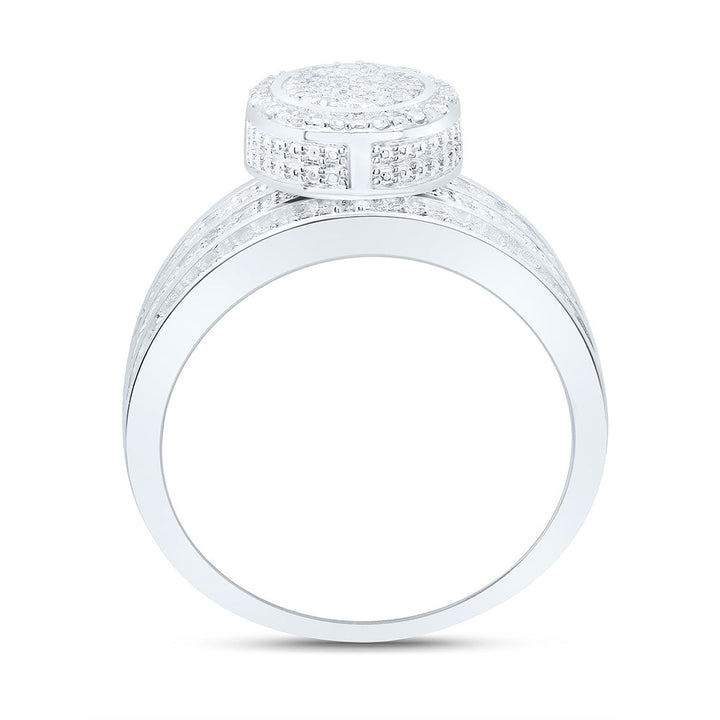 1/2CTW-NAT DIA P3 GIFT OVAL RING Daisy Joyeria
