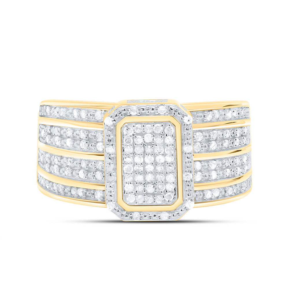 1/2CTW-NAT DIA P3 GIFT EMERALD RING Daisy Joyeria