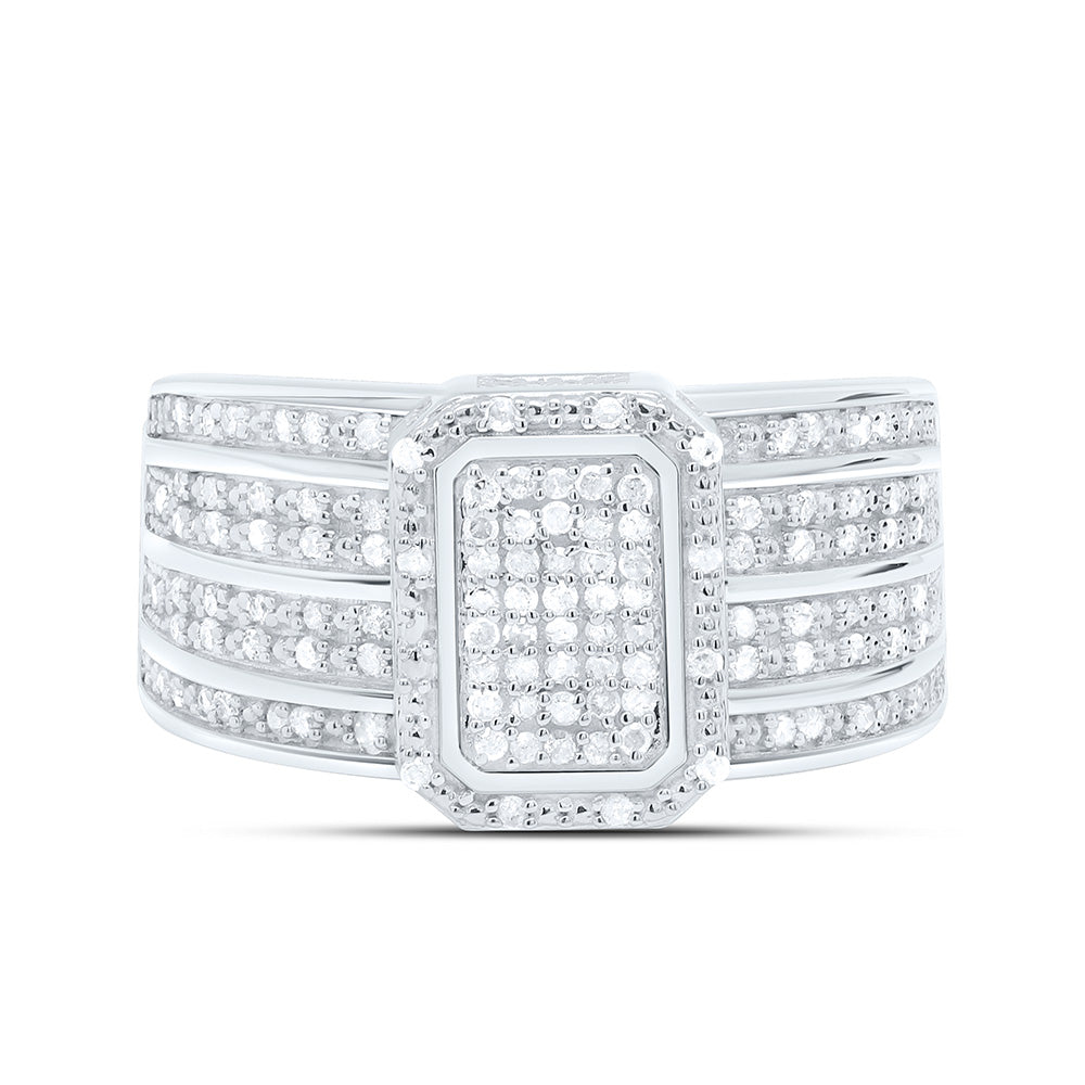 1/2CTW-NAT DIA P3 GIFT EMERALD RING Daisy Joyeria