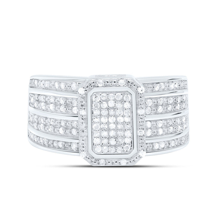 1/2CTW-NAT DIA P3 GIFT EMERALD RING Daisy Joyeria