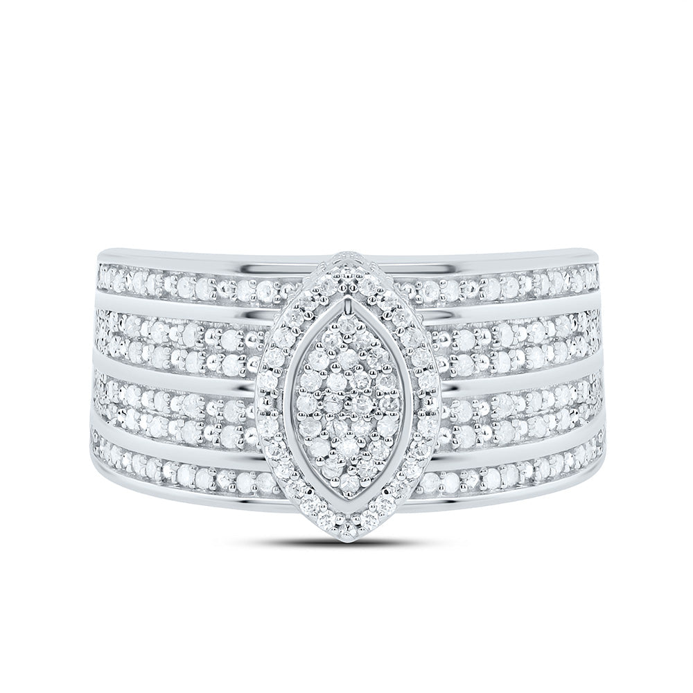 1/2CTW-NAT DIA P3 GIFT MARQUISE RING Daisy Joyeria