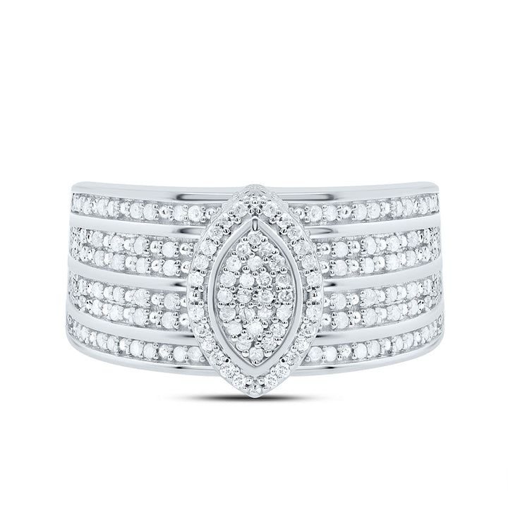 1/2CTW-NAT DIA P3 GIFT MARQUISE RING Daisy Joyeria