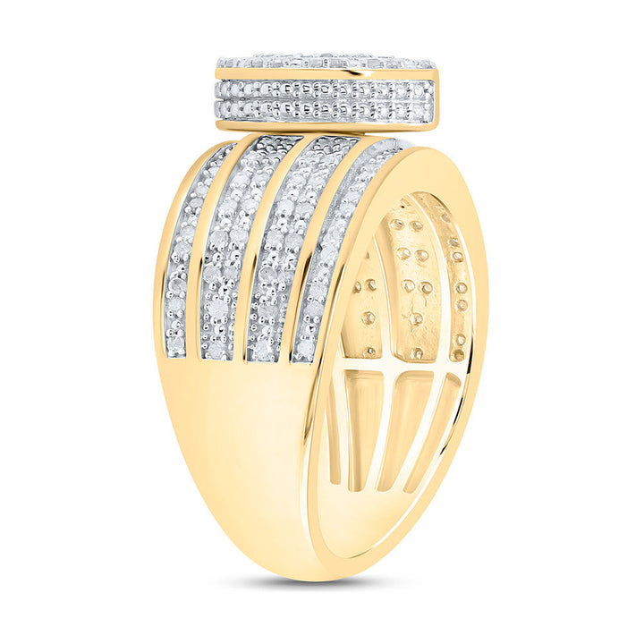 1/2CTW-NAT DIA P3 GIFT PEAR RING Daisy Joyeria
