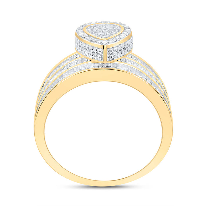 1/2CTW-NAT DIA P3 GIFT PEAR RING Daisy Joyeria