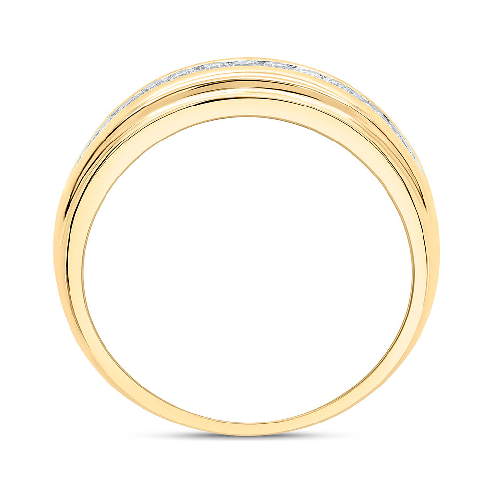1/3CTW-NAT DIA P3 GIFT MENS BAND Daisy Joyeria