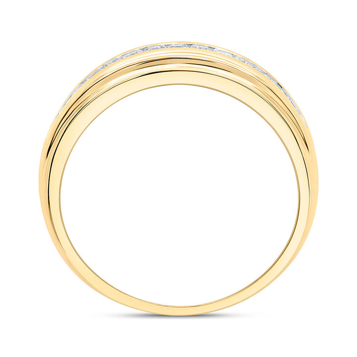 1/3CTW-NAT DIA P3 GIFT MENS BAND Daisy Joyeria